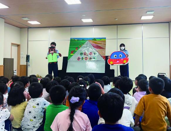 交通安全教室の様子
